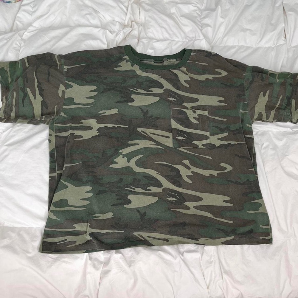 vintage camo t-shirt